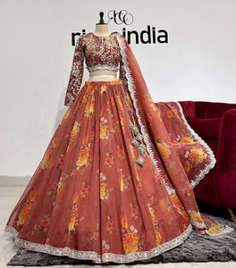 FLORAL LEHENGA