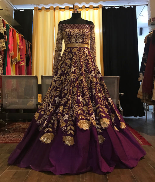 Purple Color Designer Lehenga Choli